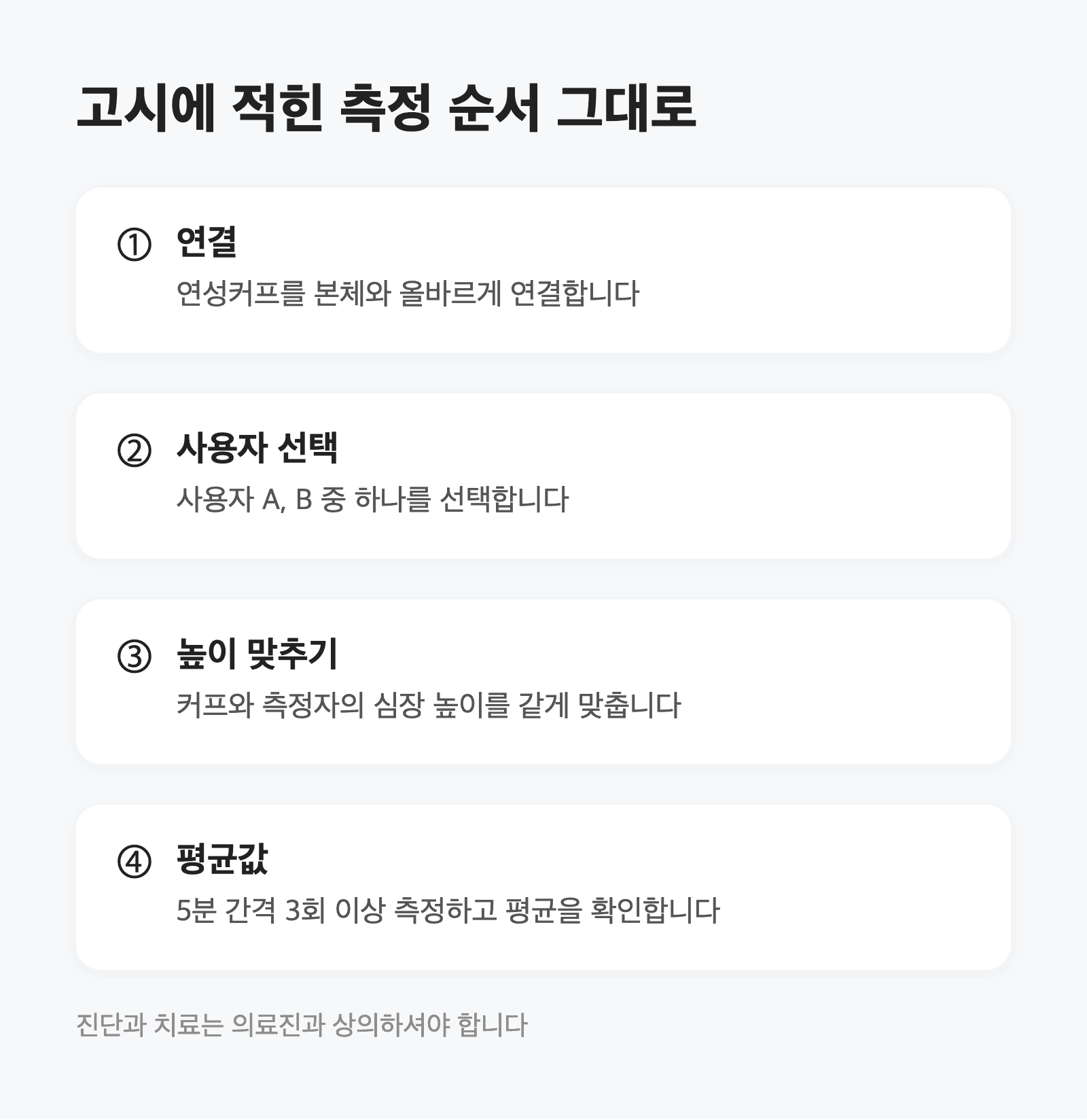 집에서 잰 혈압이 병원과 다른 이유|측정 순서부터 다시 맞춰 봤어요 4 집에서 잰 혈압이 병원과 다른 이유|측정 순서부터 다시 맞춰 봤어요